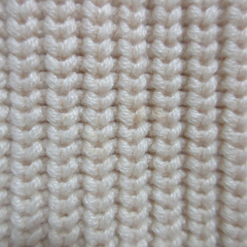 Celine Phoebe Period American Sleeve Cashmere Silk Knit Sweater XS Ivory Ladies
