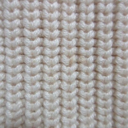 Celine Phoebe Period American Sleeve Cashmere Silk Knit Sweater XS Ivory Ladies