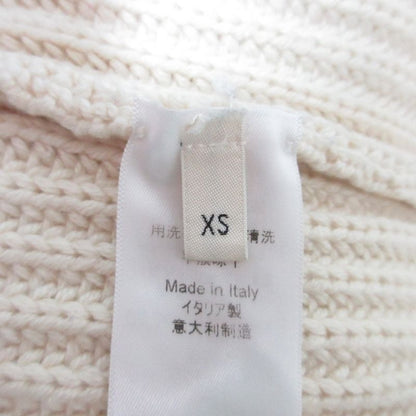 Celine Phoebe Period American Sleeve Cashmere Silk Knit Sweater XS Ivory Ladies