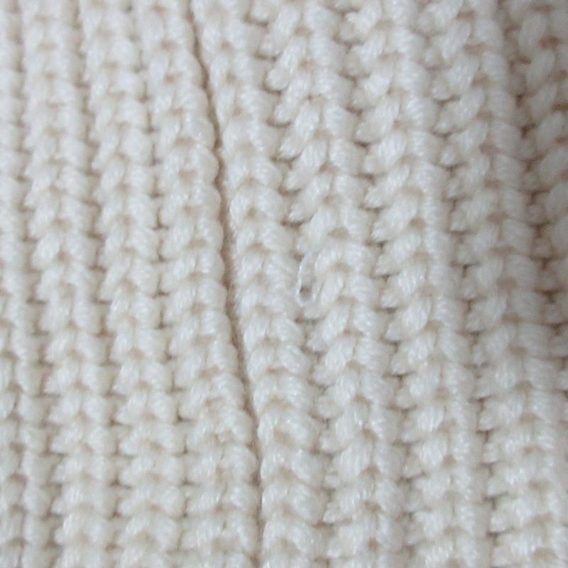 Celine Phoebe Period American Sleeve Cashmere Silk Knit Sweater XS Ivory Ladies