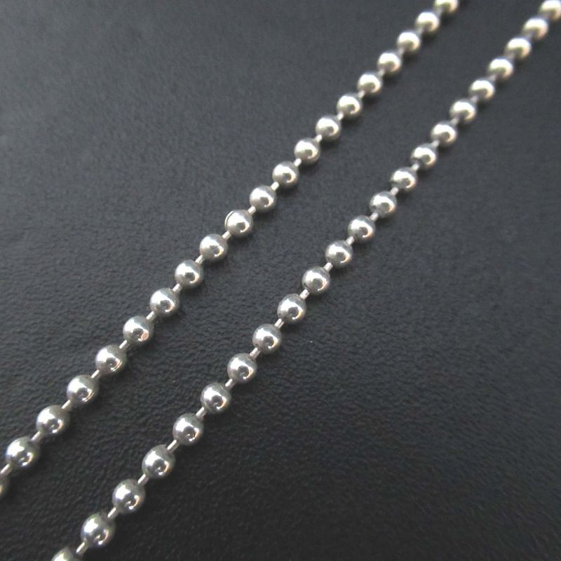 Tiffany & Co Tiffany & Co Dock Tag Ball Chain Long Necklace 925sv Silver Ladies