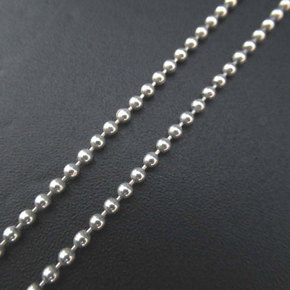Tiffany & Co Tiffany & Co Dock Tag Ball Chain Long Necklace 925sv Silver Ladies