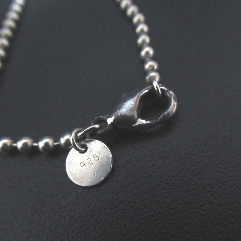 Tiffany & Co Tiffany & Co Dock Tag Ball Chain Long Necklace 925sv Silver Ladies