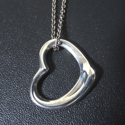 Tiffany & Co Tiffany & Co Open Heart Necklace Pendant 925sv Silver Ladies Used