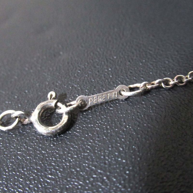 Tiffany & Co Tiffany & Co Open Heart Necklace Pendant 925sv Silver Ladies Used