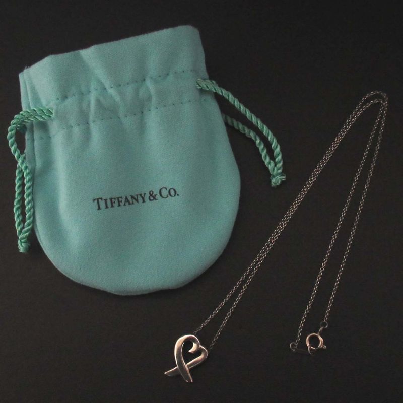 Tiffany & Co Tiffany & Co Paloma Picasso Loving Heart Necklace 925sv Silver
