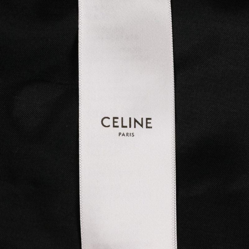 22SS Celine Kazak Jacket Triomphe Stadium Jacket 2v46j199q Size 36 Black Ladies