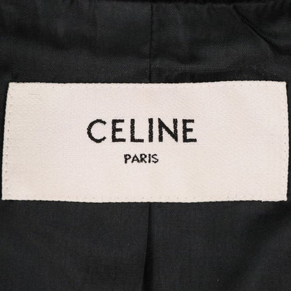 22SS Celine Kazak Jacket Triomphe Stadium Jacket 2v46j199q Size 36 Black Ladies