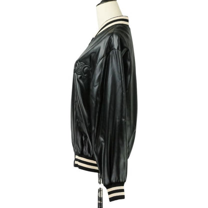 22SS Celine Kazak Jacket Triomphe Stadium Jacket 2v46j199q Size 36 Black Ladies