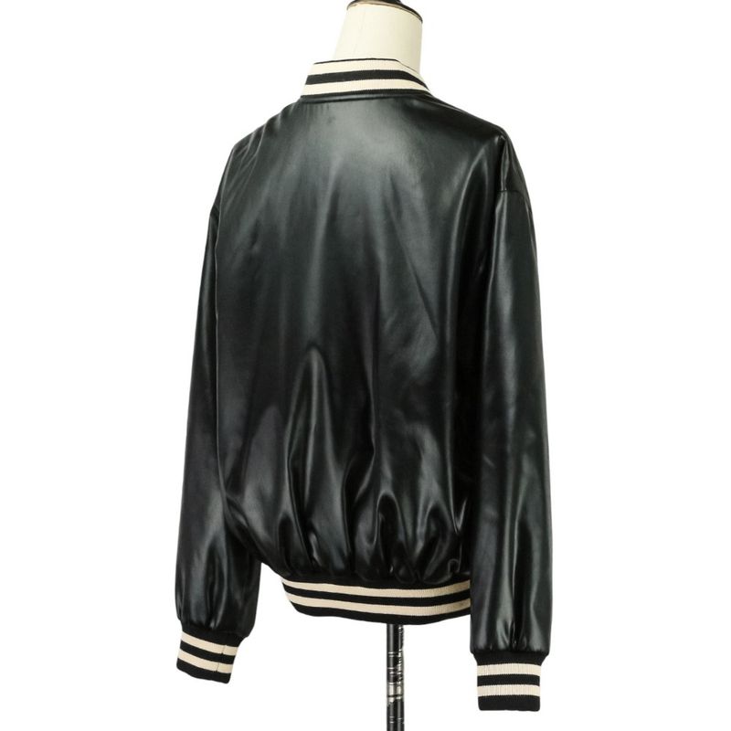 22SS Celine Kazak Jacket Triomphe Stadium Jacket 2v46j199q Size 36 Black Ladies