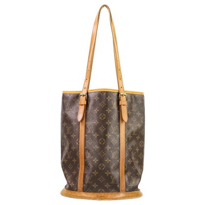 Louis Vuitton Monogram Bucket GM Pouch Tote Bag One Shoulder Bag M42236 Brown