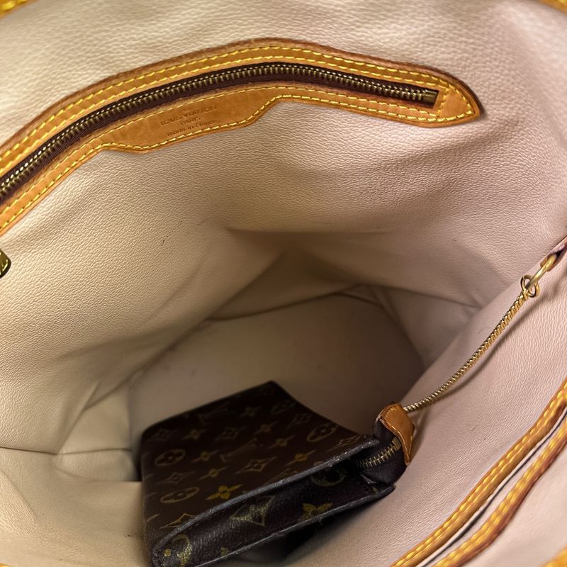 Louis Vuitton Monogram Bucket GM Pouch Tote Bag One Shoulder Bag M42236 Brown