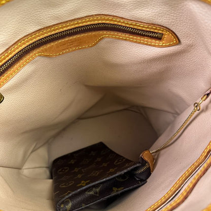 Louis Vuitton Monogram Bucket GM Pouch Tote Bag One Shoulder Bag M42236 Brown