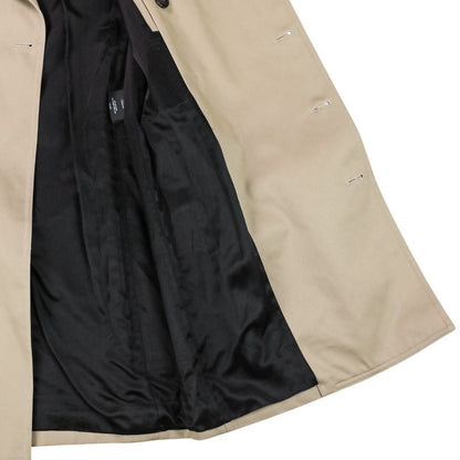 Saint Laurent Paris Cotton Belted Trench Coat 36 Khaki Beige Ladies Used