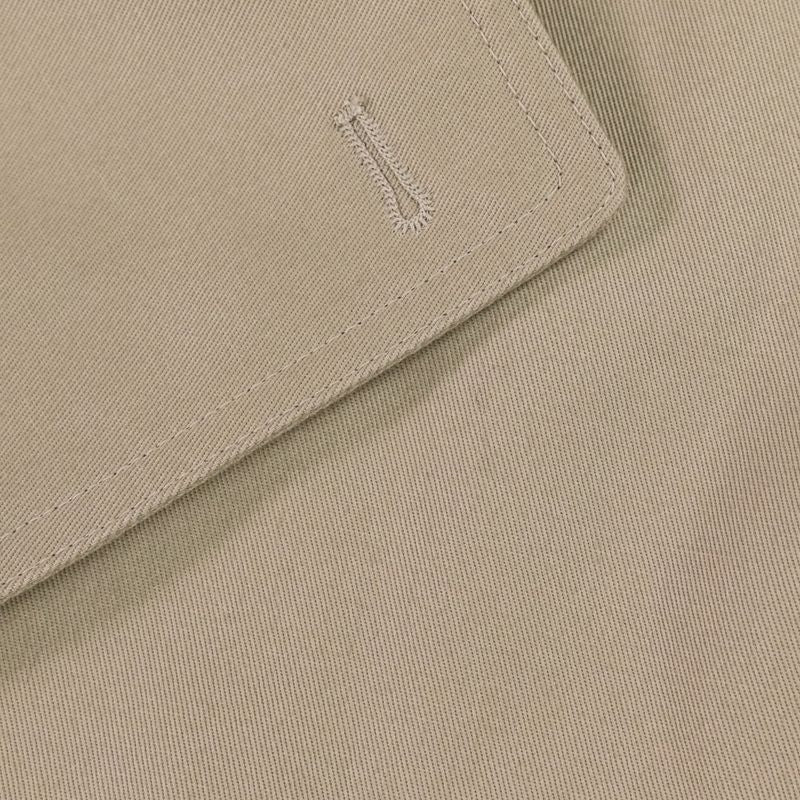 Saint Laurent Paris Cotton Belted Trench Coat 36 Khaki Beige Ladies Used