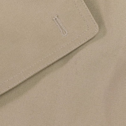Saint Laurent Paris Cotton Belted Trench Coat 36 Khaki Beige Ladies Used