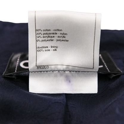 Chanel Coco Mark Button Tweed Jacket Skirt Setup Suit P47857 P47766 Size 34