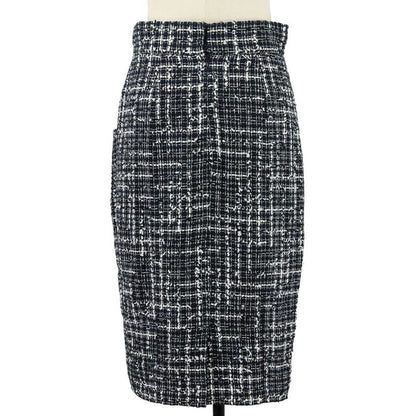 Chanel Coco Mark Button Tweed Jacket Skirt Setup Suit P47857 P47766 Size 34