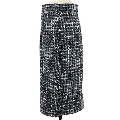 Chanel Coco Mark Button Tweed Jacket Skirt Setup Suit P47857 P47766 Size 34