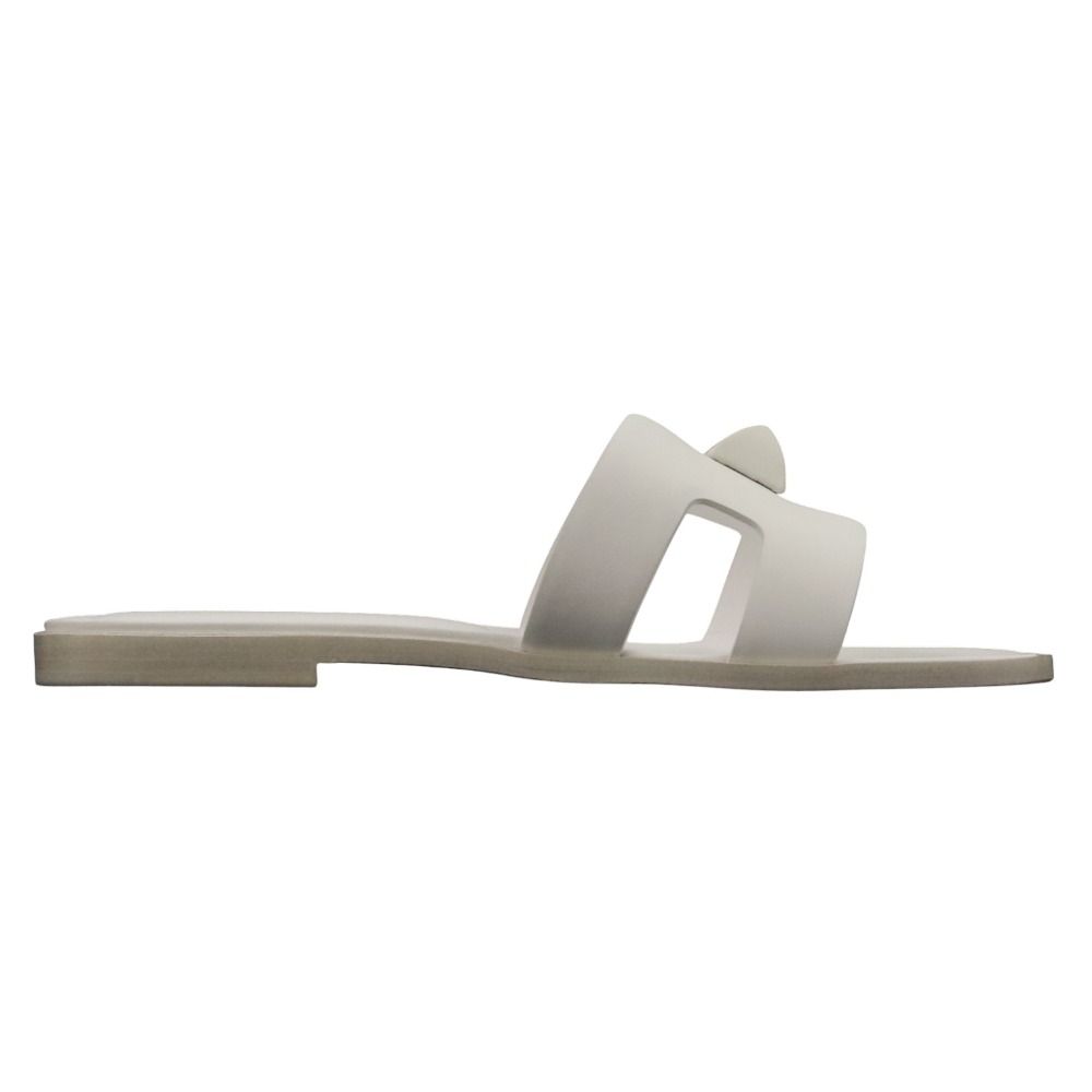 Unused HERMES Medor Oran flat sandals size 36.5 23.5cm (9.25in) equivalent