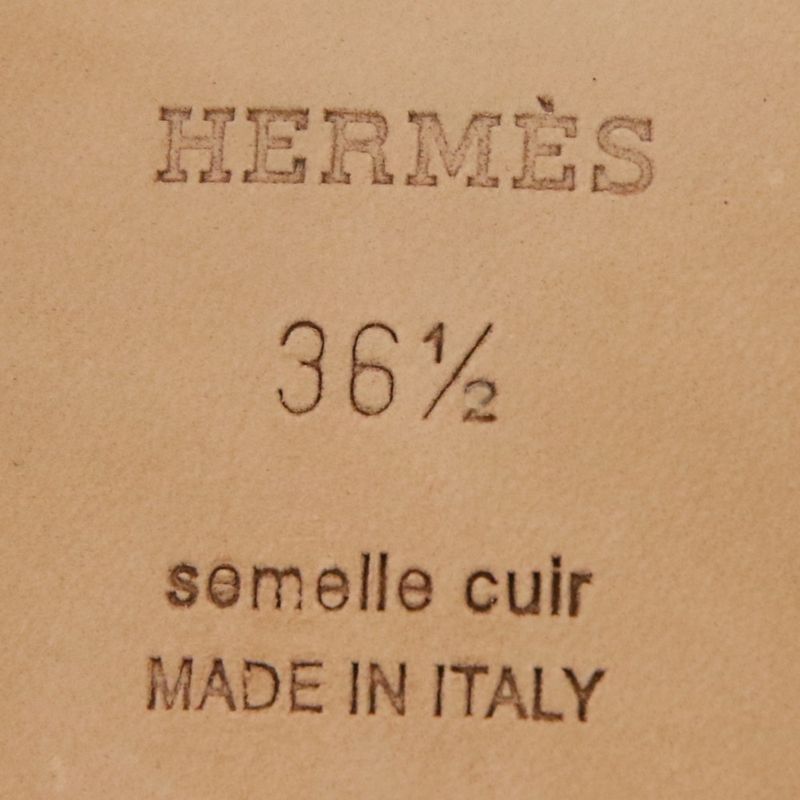 Unused Hermes Medor Oran Flat Sandals Size 36.5 23.5cm (9.25in) Equivalent