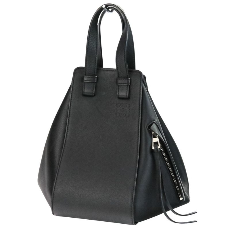 Loewe Hammock Small 2way Calf Leather Handbag Shoulder Bag 387.30s35 Black