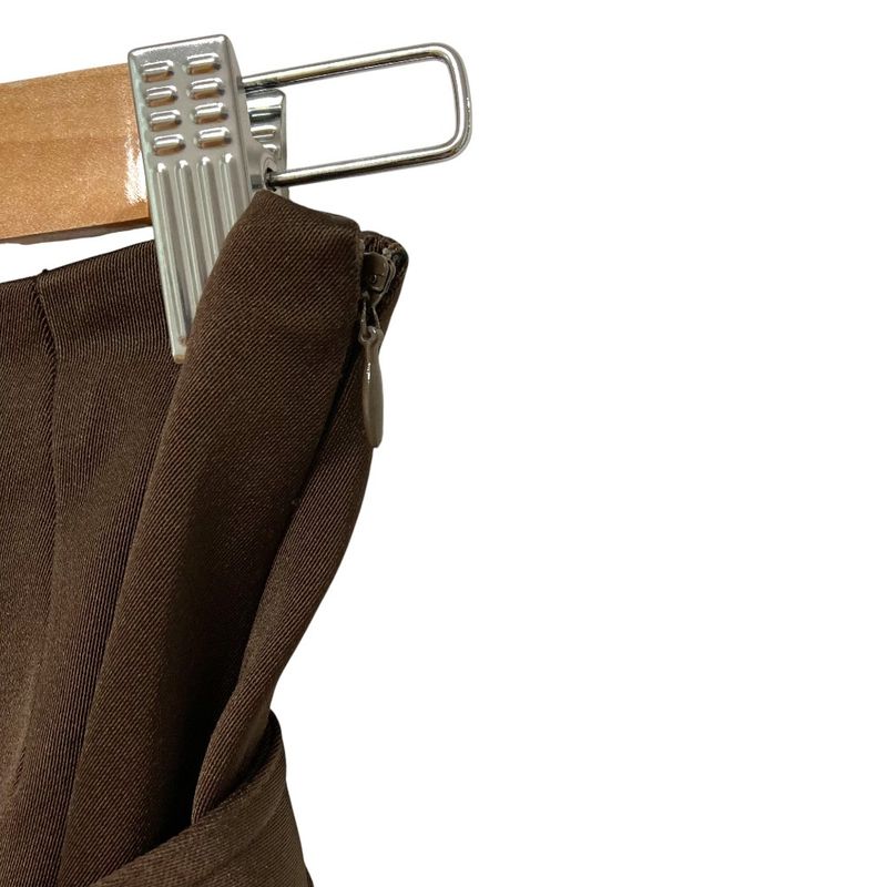 Gianni Versace Vintage Medusa Jacket Skirt Suit Setup Size 38 Brown Ladies Used