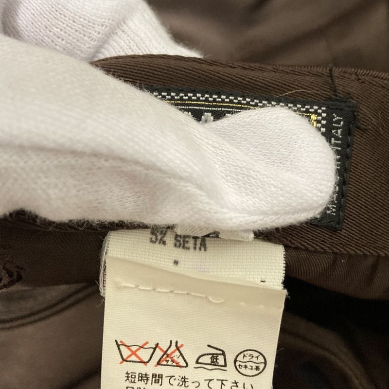 Gianni Versace Vintage Medusa Jacket Skirt Suit Setup Size 38 Brown Ladies Used