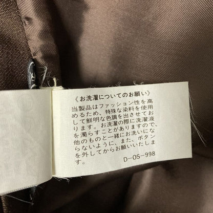 Gianni Versace Vintage Medusa Jacket Skirt Suit Setup Size 38 Brown Ladies Used