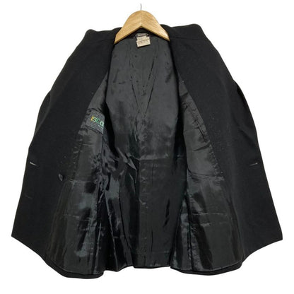 Versace Istante Vintage Double Jacket Skirt Suit Setup Black Ladies Used