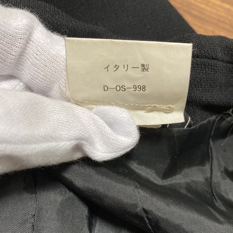 Versace Istante Vintage Double Jacket Skirt Suit Setup Black Ladies Used