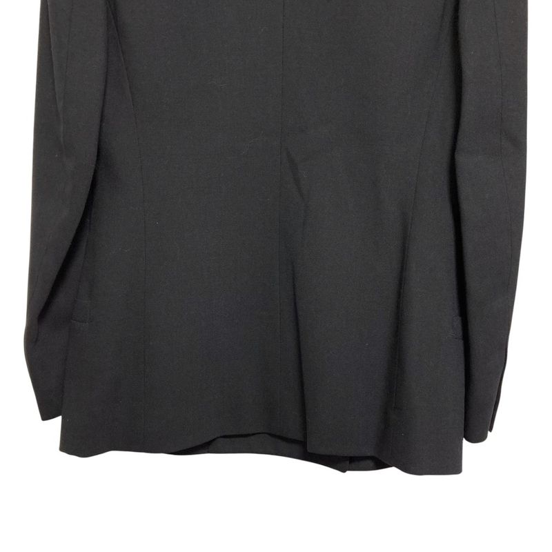 Versace Istante Vintage Double Jacket Skirt Suit Setup Black Ladies Used