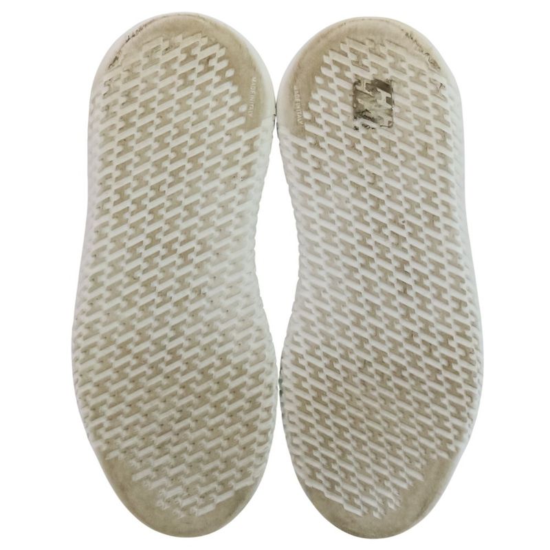 Good Hermes Crew Knit Sneakers Size 38 24.5cm (9.65in) Equivalent White Ladies