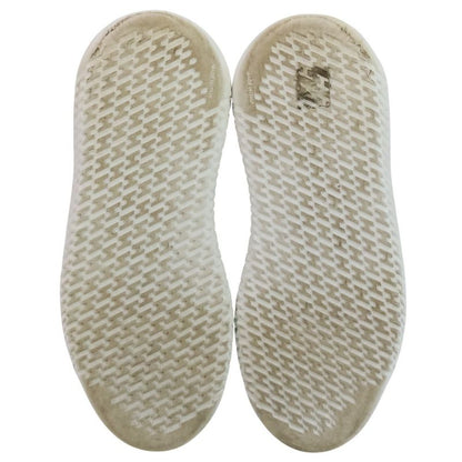 Good Hermes Crew Knit Sneakers Size 38 24.5cm (9.65in) Equivalent White Ladies