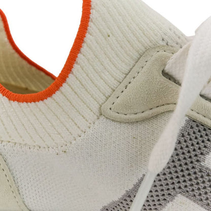 Good Hermes Crew Knit Sneakers Size 38 24.5cm (9.65in) Equivalent White Ladies