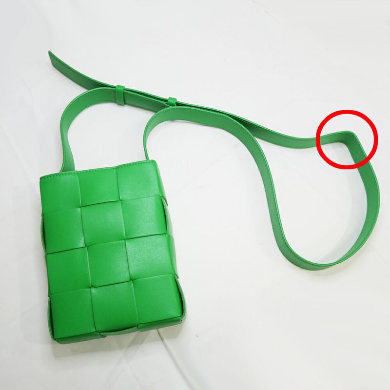 Bottega Veneta Cassette Shoulder Bag Green 729298 Women's Men's