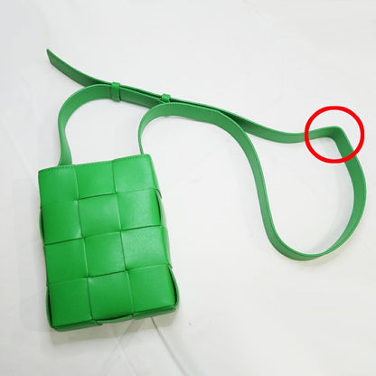 Bottega Veneta Cassette Shoulder Bag Green 729298 Women's Men's