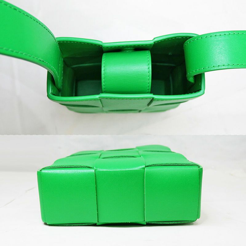 Bottega Veneta Cassette Shoulder Bag Green 729298 Women's Men's
