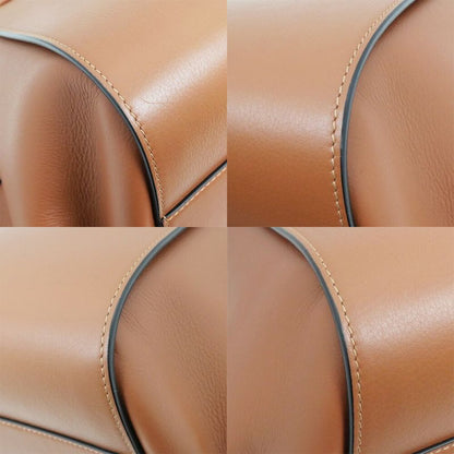Loewe Hammock Bag Small 2WAY Brown Shoulder Hand Leather Women's