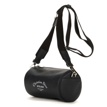 Dior Atelier Roller Navy Blue Cowhide Silver AA