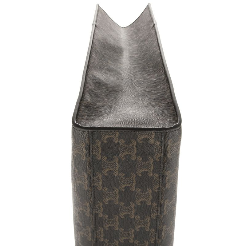Celine Horizontal Cabas Black Triomphe PVC Canvas