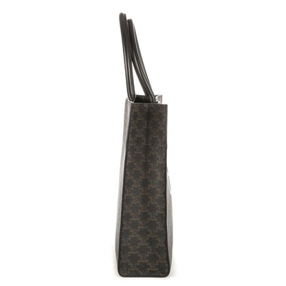 Celine Horizontal Cabas Black Triomphe PVC Canvas