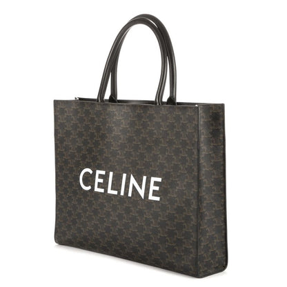 Celine Horizontal Cabas Black Triomphe PVC Canvas