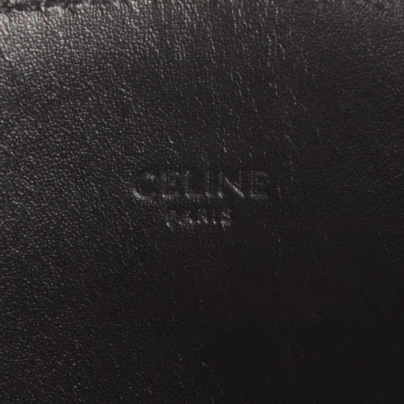 Celine Horizontal Cabas Black Triomphe PVC Canvas