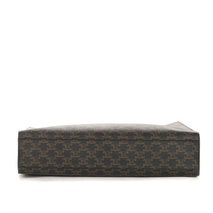 Celine Horizontal Cabas Black Triomphe PVC Canvas