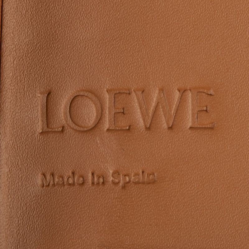 Loewe Mini Zip Crossbody Brown Calfskin Leather