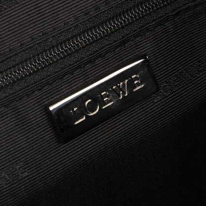 Loewe Limited Edition Amazona Boston Blue Black Suede Leather Patent