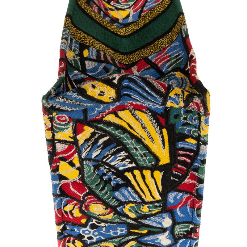 Dior Butterfly Book Tote Green Multicolor Print Canvas