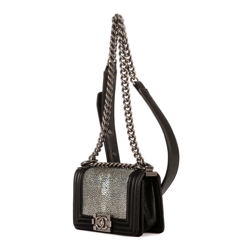 Chanel Unique Piece Boy Garusha Black Skin