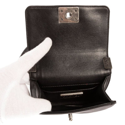 Chanel Unique Piece Boy Garusha Black Skin